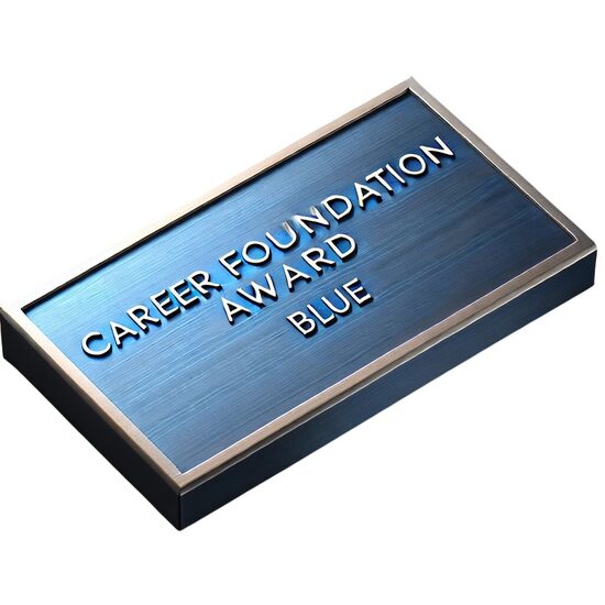 Career Foundation Award (Blue)